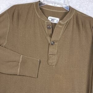 VTG 90s Military Cold Weather Undershirt Mens M Brown Wool Blend Type 1 Class 3